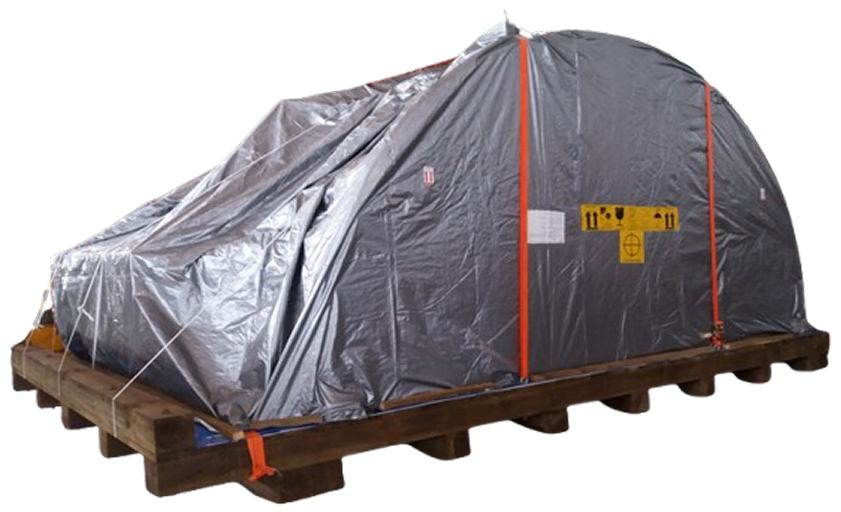 Wooden Skid for Heavy Equipment